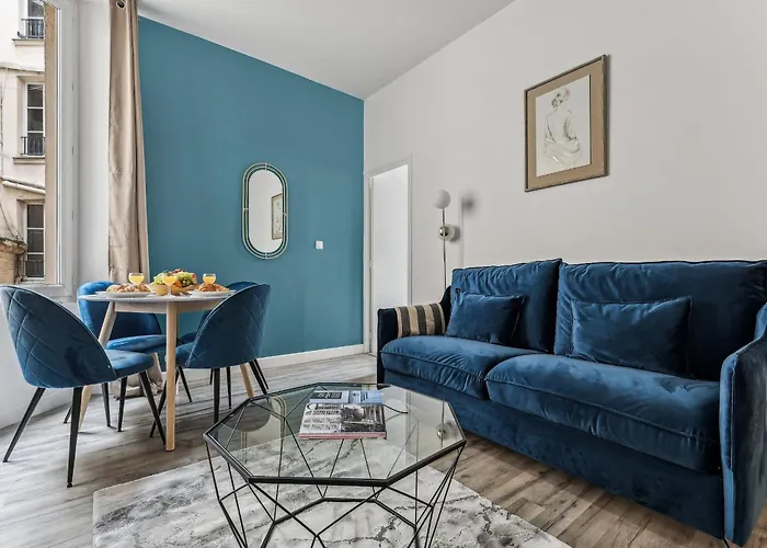 公寓 Le Marais & Quartier Montorgueil - 1br - Cityapartmentstay 巴黎
